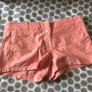 J Crew Chino Shorts Pink